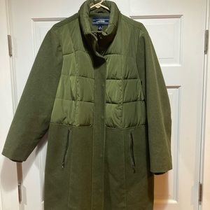 Lands End wool and down Coat